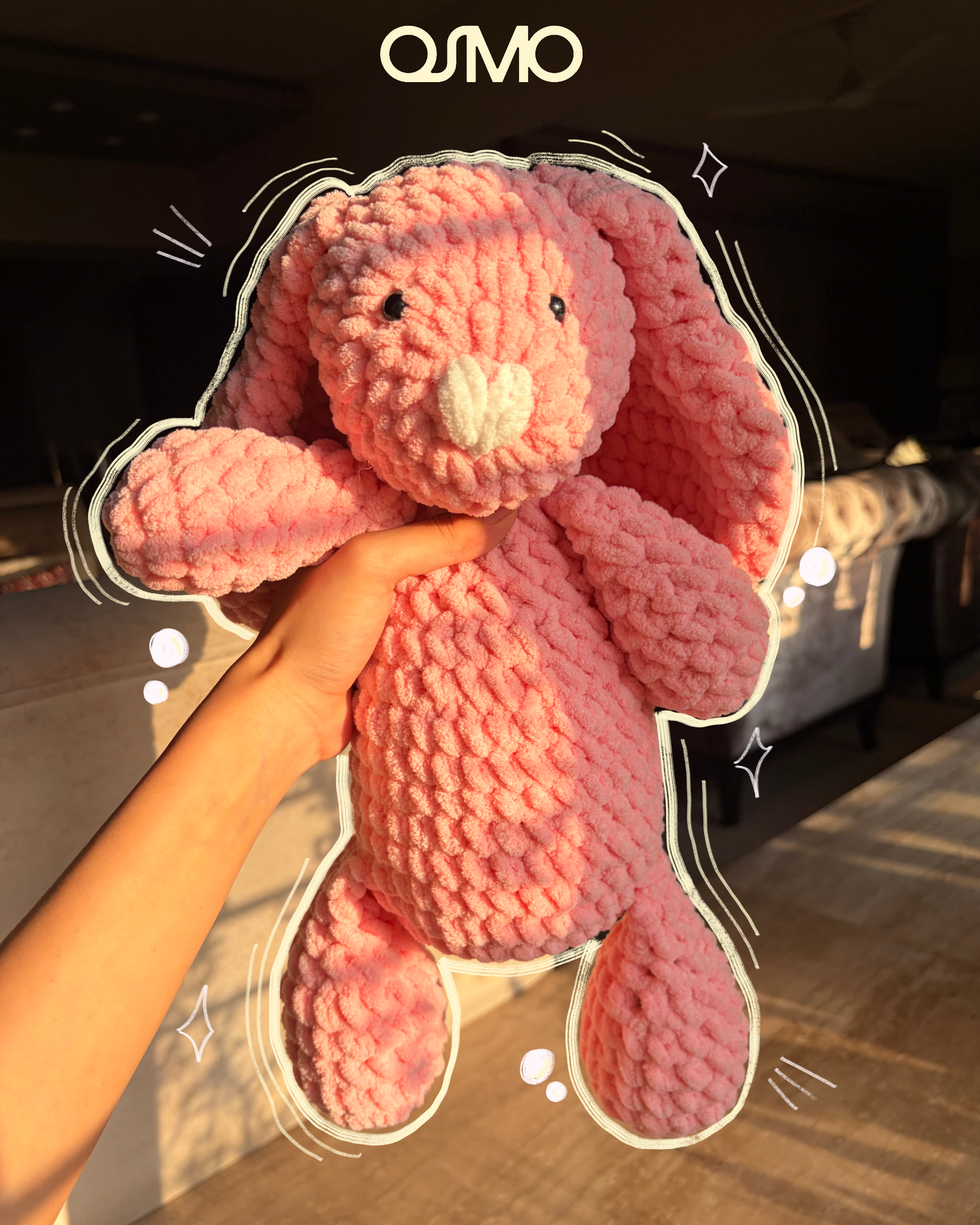 Strawberry Milk Bunny Plush