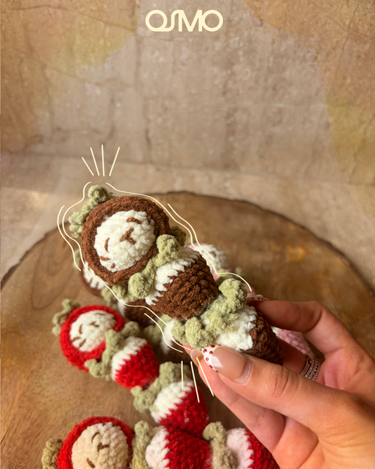 Berry Buddies Crochet Keychain